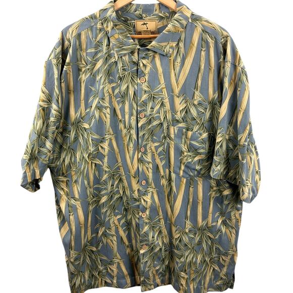Natural Issue Other - Natural Issue 3XLT Rayon Hawaiian Shirt Tropical Floral Button Down Vintage